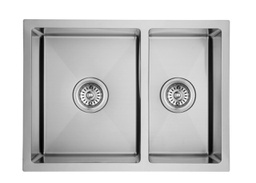 [44585] 1& 1/2 Bowl Undermount Sink (R10 Corner) 590mm 304 Stainless Steel
