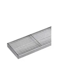 1000*100*21mm Electroplated Silver Grills Drain No Outlet