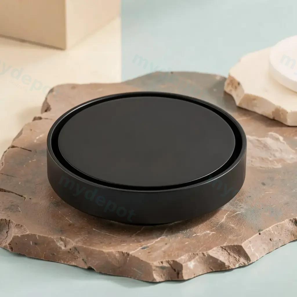 115X115mm Black Round Tile Insert Floor Drain(88mm)