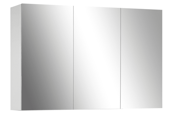 1200*150*720mm Pvc White Shaving Cabinet Three Doors