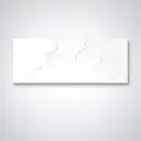 1200*465*15mm White Marble Look Sintered Stone Top Benchtop