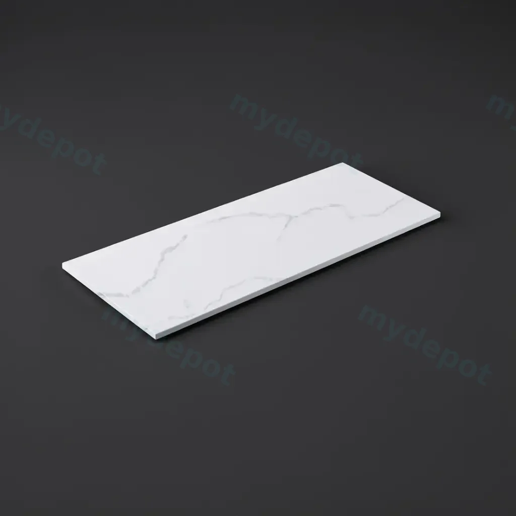 1205X465X12mm Calacatta Artic White Solid Surface Stone Top