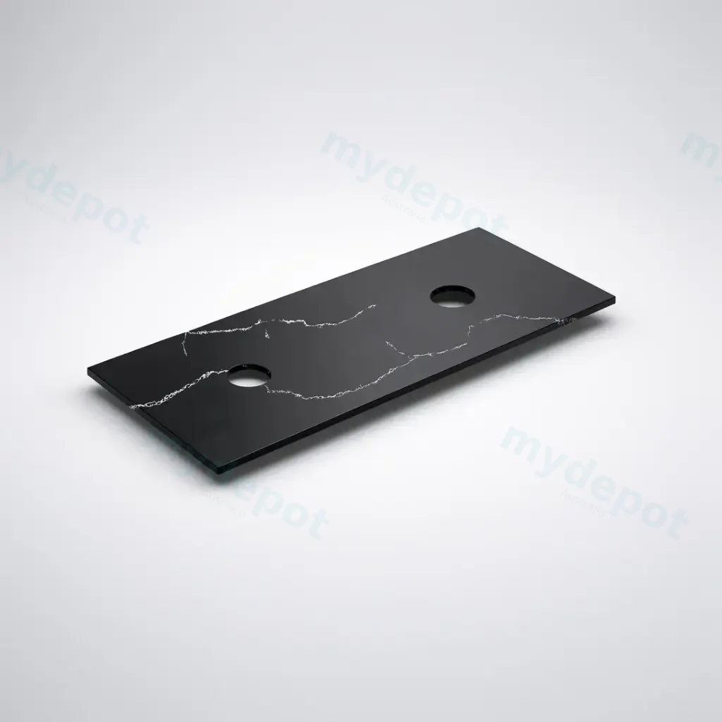 1205X465X12mm Calacatta Night Solid Surface Stone Top