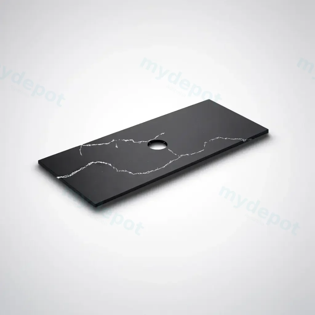 1205X465X12mm Calacatta Night Solid Surface Stone Top