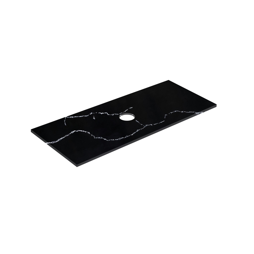 1205X465X12mm Calacatta Night Solid Surface Stone Top