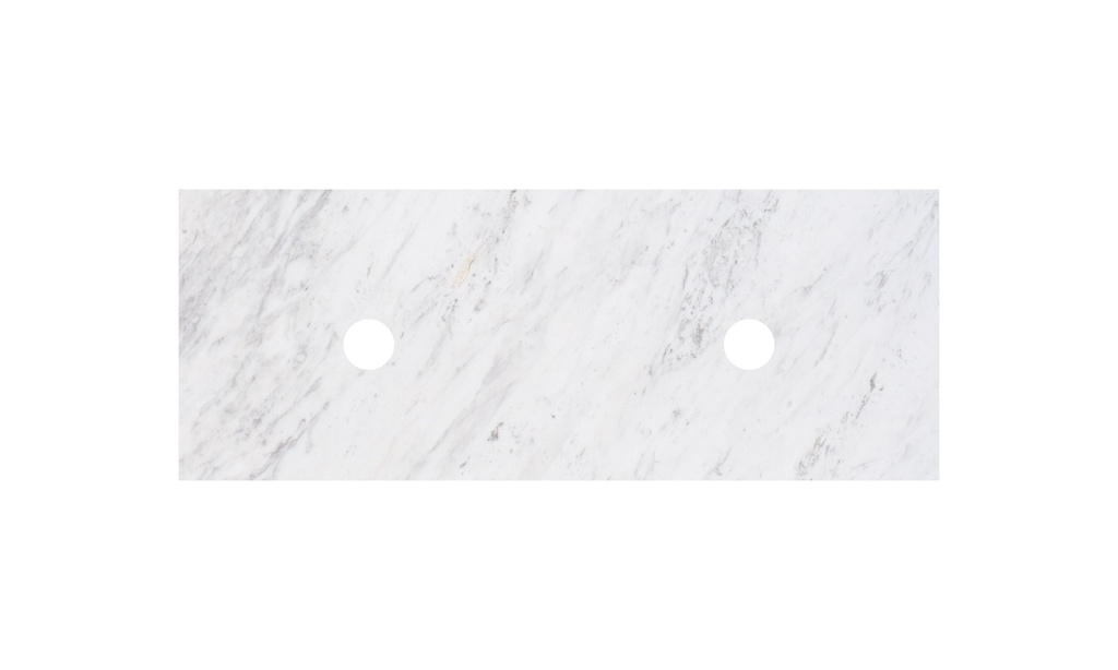 1205X465X18mm Carrara White Marble Stone Top