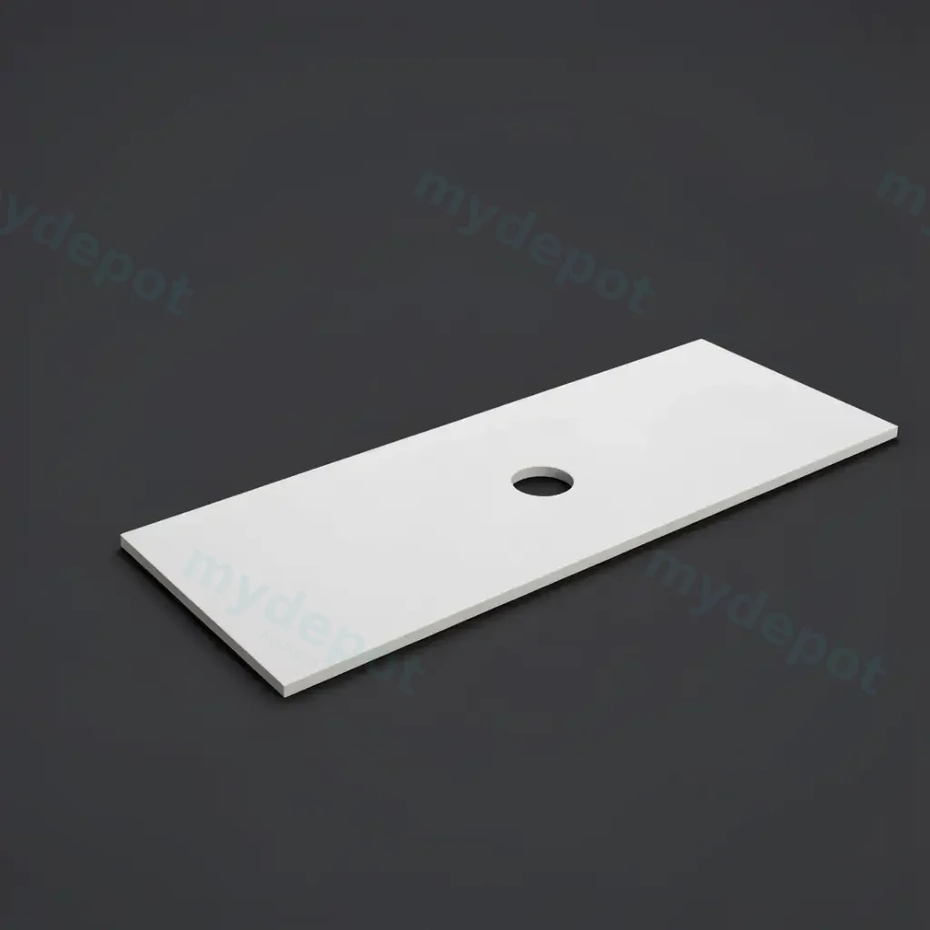 1205X465X20mm Blanco White(WG034) Zero Silica Engineer Stone Top