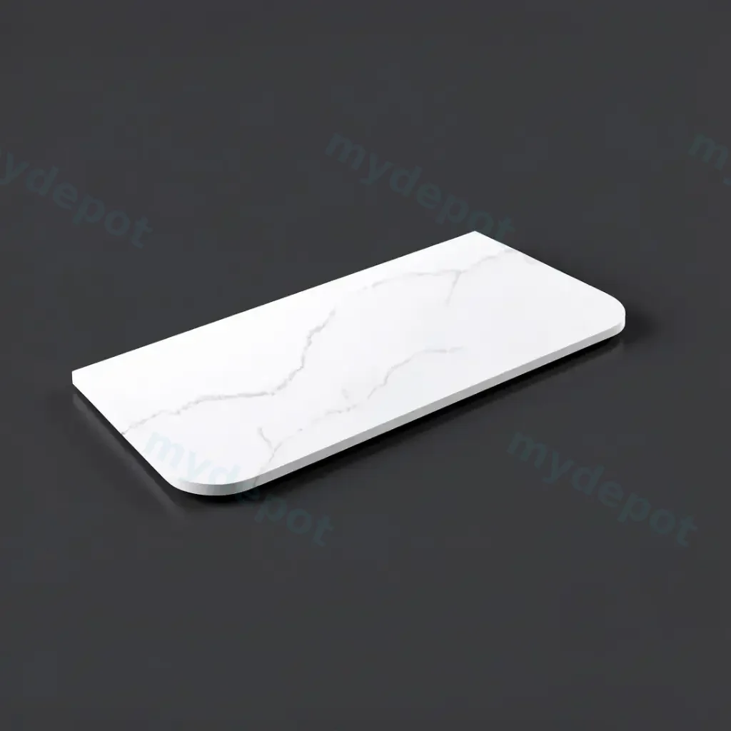 1205X505X12mm Artic White Solid Surface Stone Top