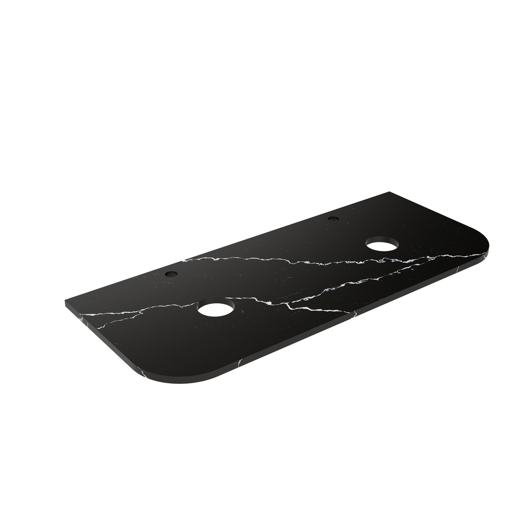 [56398] 1205X505X20mm Calacatta Night (WG485)Zero Silica Engineer Curve Stone Top