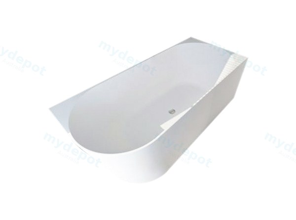[50179] 1400*750*590mm Nova Right Hand Corner Gloss White Bathtub