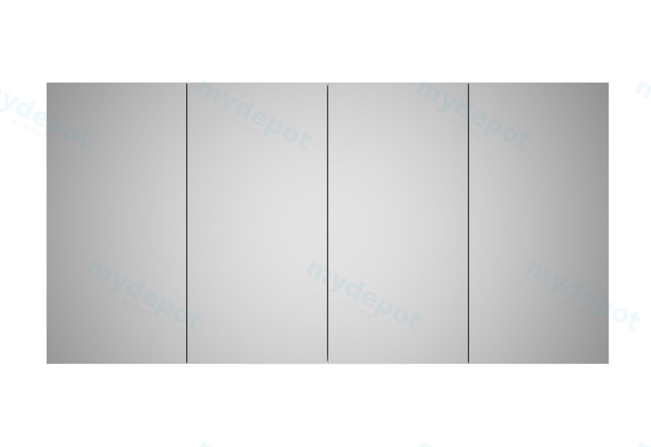 1500*155*750mm Alpha PVC Shaving Cabinets
