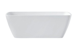 [50199] 1500*750*590mm Venice Freestanding Gloss White Bathtub Without Overflow