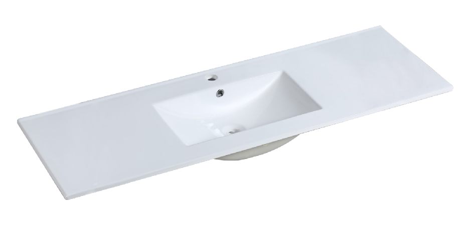 1500L*460D*180HMM NANA GLOSS WHITE THIN EDGE CERAMIC TOP