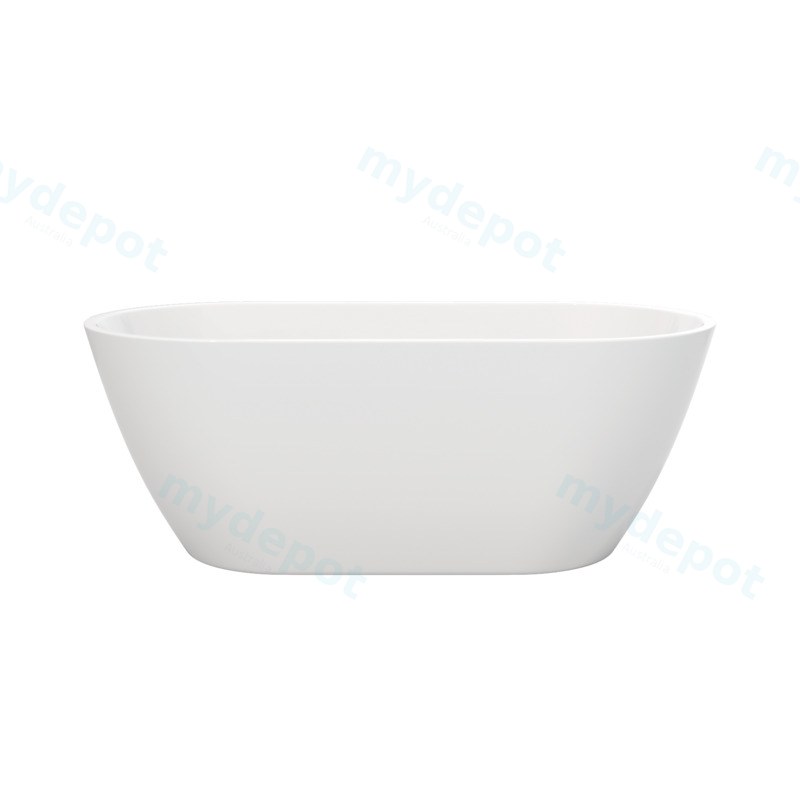 [75133/7122-1500] 1500mm Freestanding Bathtub Gloss White Acrylic Oval Bathtub