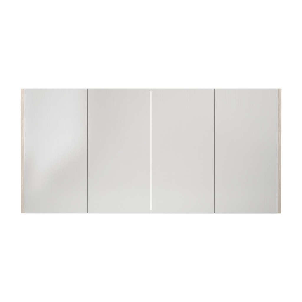 1500×720×150mm Coastal Oak Camden Pencil Edge Shaving Cabinet