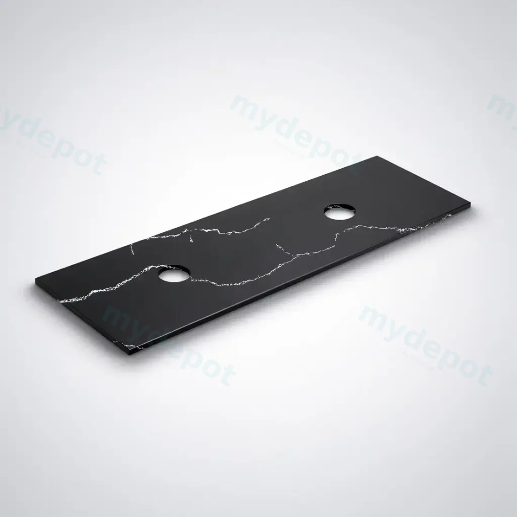 [56321] 1505X465X12mm Calacatta Night Solid Surface Stone Top