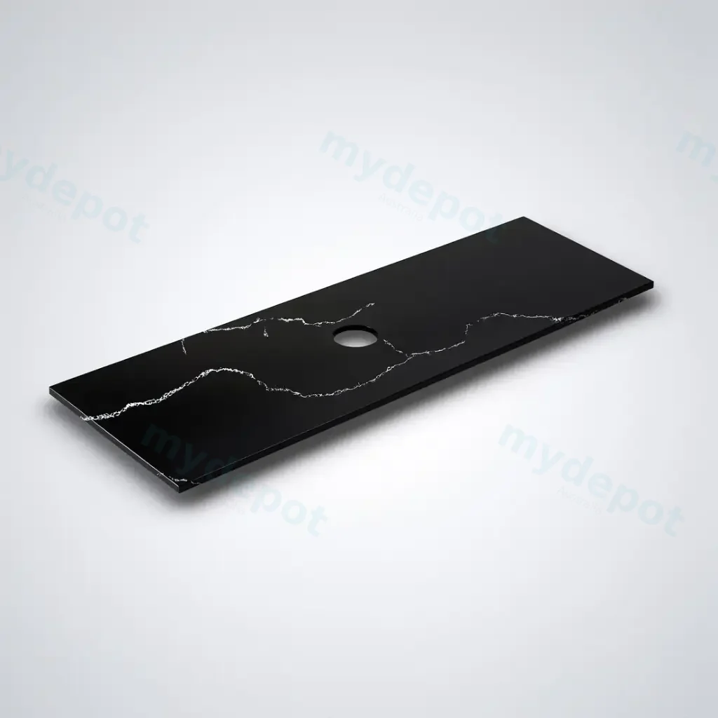 1505X465X12mm Calacatta Night Solid Surface Stone Top