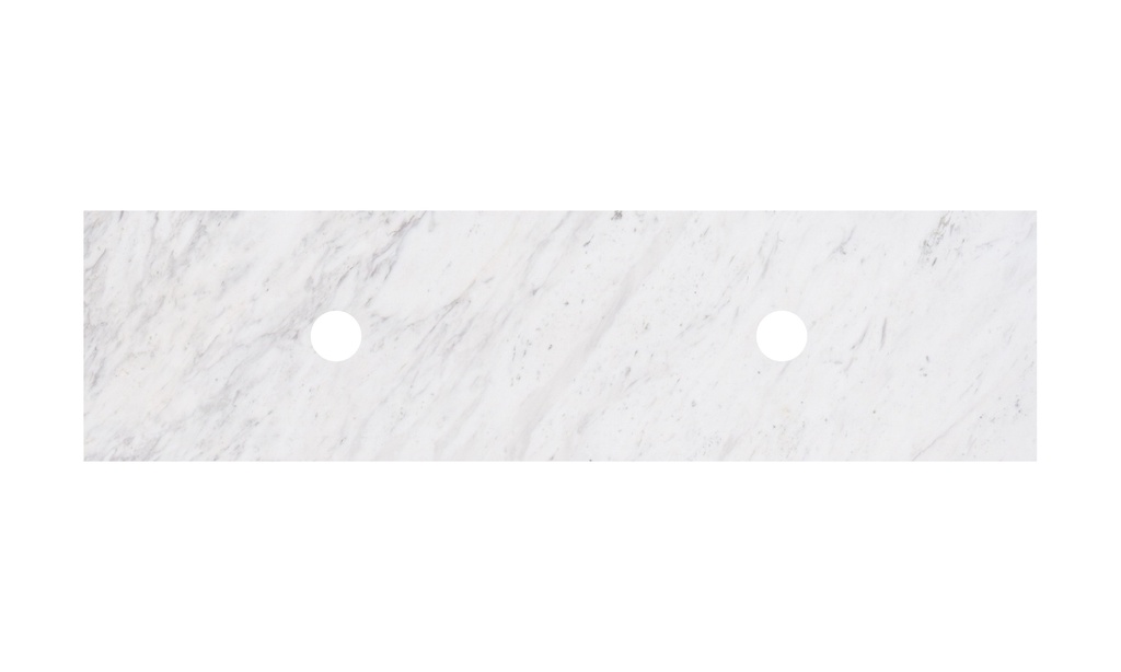 1505X465X18mm Carrara White Marble Stone Top