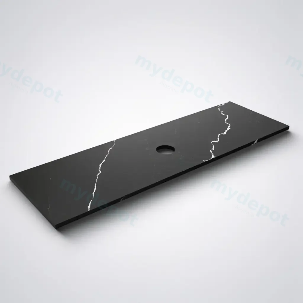 [56386] 1505X465X20mm Calacatta Night (WG485)Zero Silica Engineer Stone Top