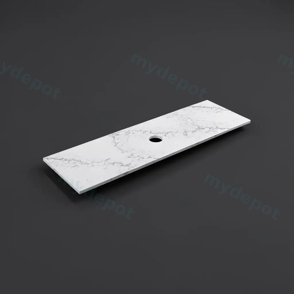 1505X465X20mm Calacatta White (WG486) Zero Silica Engineer Stone Top