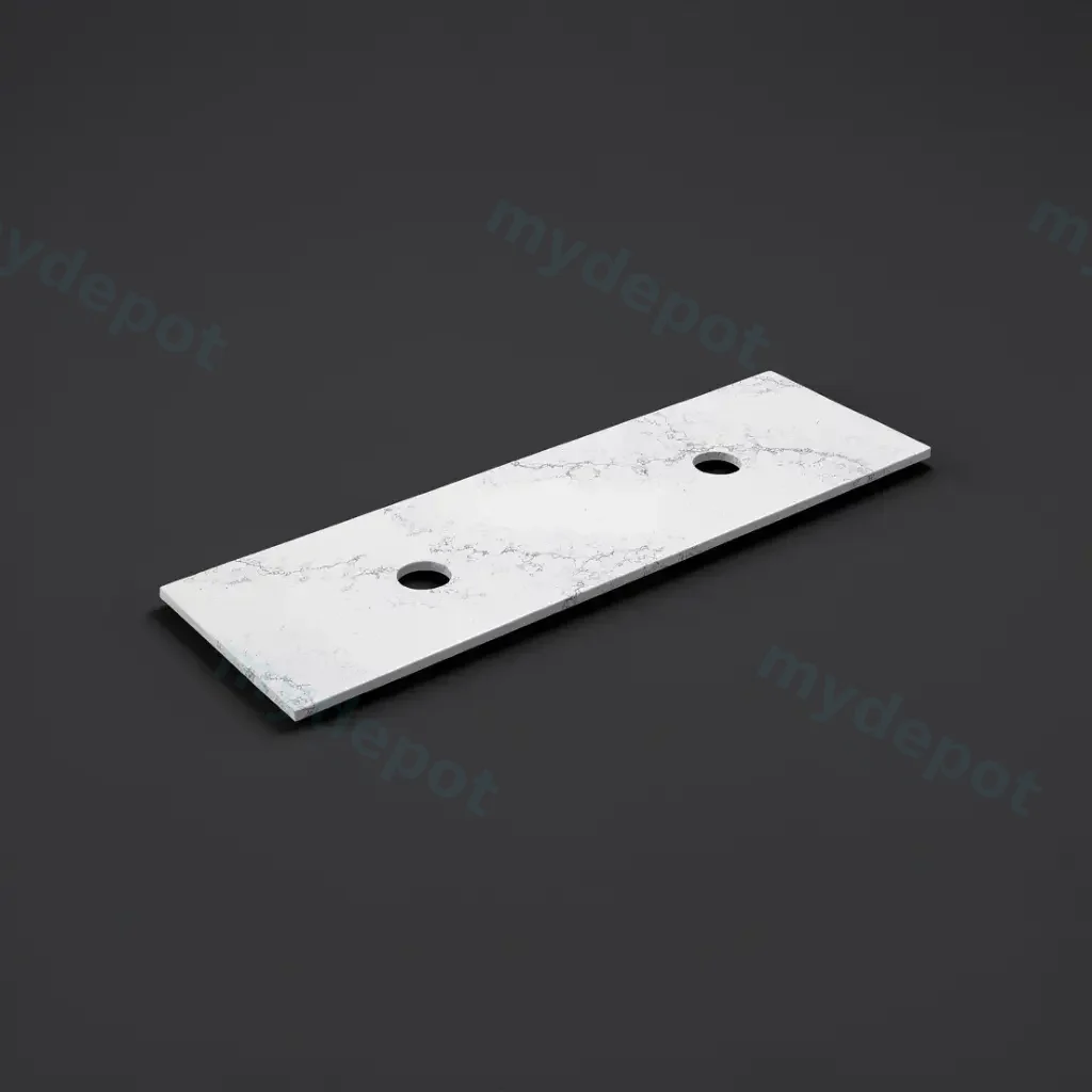 1505X465X20mm Calacatta White (WG486) Zero Silica Engineer Stone Top