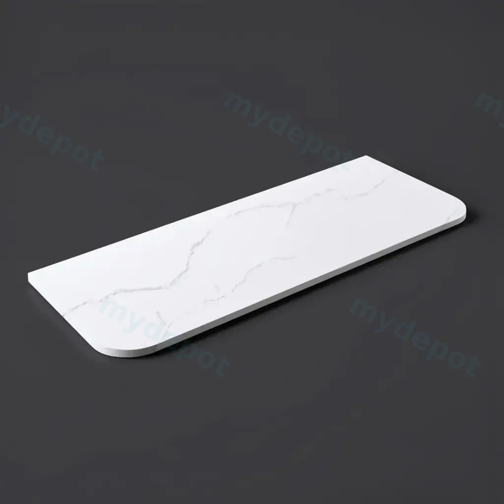 1505X505X12mm Artic White Solid Surface Stone Top