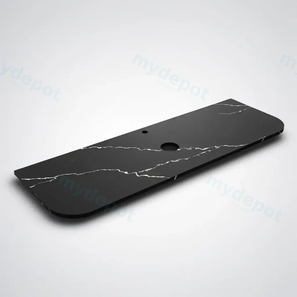 [56397] 1505X505X20mm Calacatta Night (WG485)Zero Silica Engineer Curve Stone Top