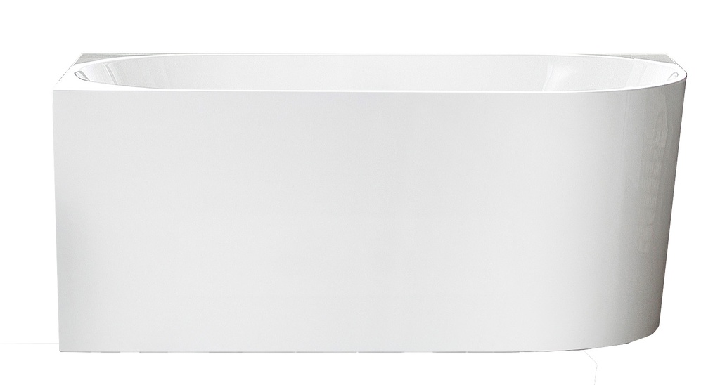 [55626] 1700X780X600mm Gloss White Bingie Skirt Bath Left Coner None Overflow 40mm Waste+Pipe Supplied