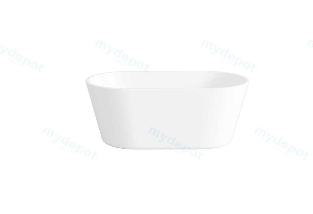 [55580] 1700X800X600 Gloss White Agena Acylic Free Standing Bathtub No Overflow,Chrome Waste And Pipe Included