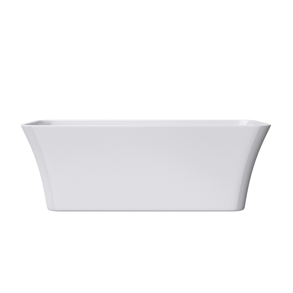 [75119/BT529-1700] 1700mm Gloss White Acrylic Free Standing Bathtub