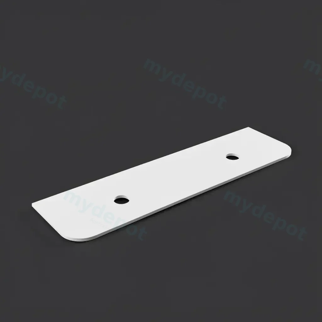 1805X505X20mm Blanco White(WG034) Zero Silica Engineer Curve Stone Top