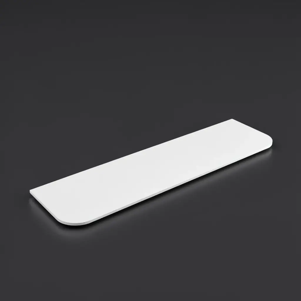 1805X505X20mm Blanco White(WG034) Zero Silica Engineer Curve Stone Top Top