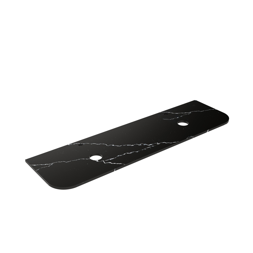 [56400] 1805X505X20mm Calacatta Night (WG485)Zero Silica Engineer Curve Stone Top