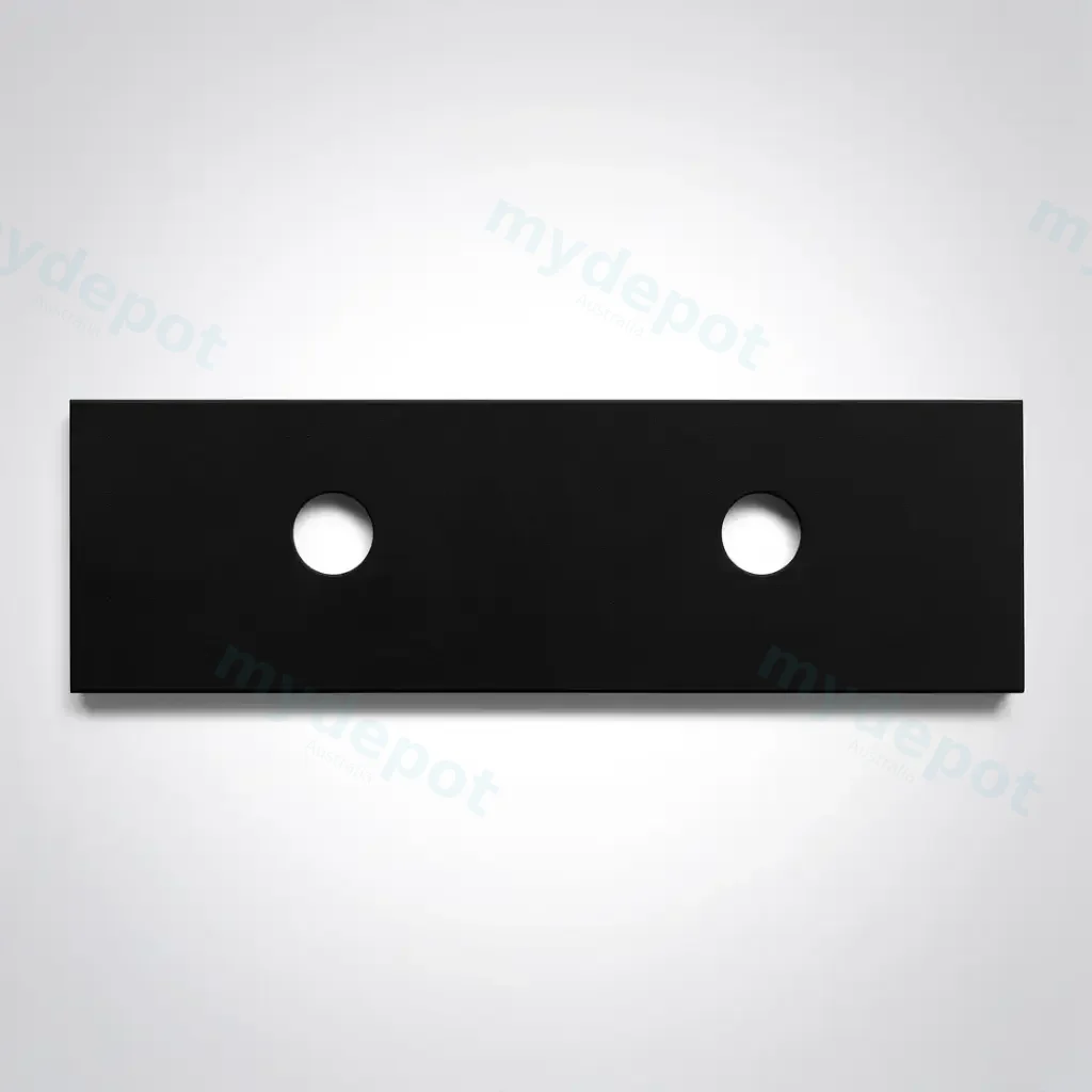1805x465x15mm Balck Zero Silica Quartz Square Corner Stone Top