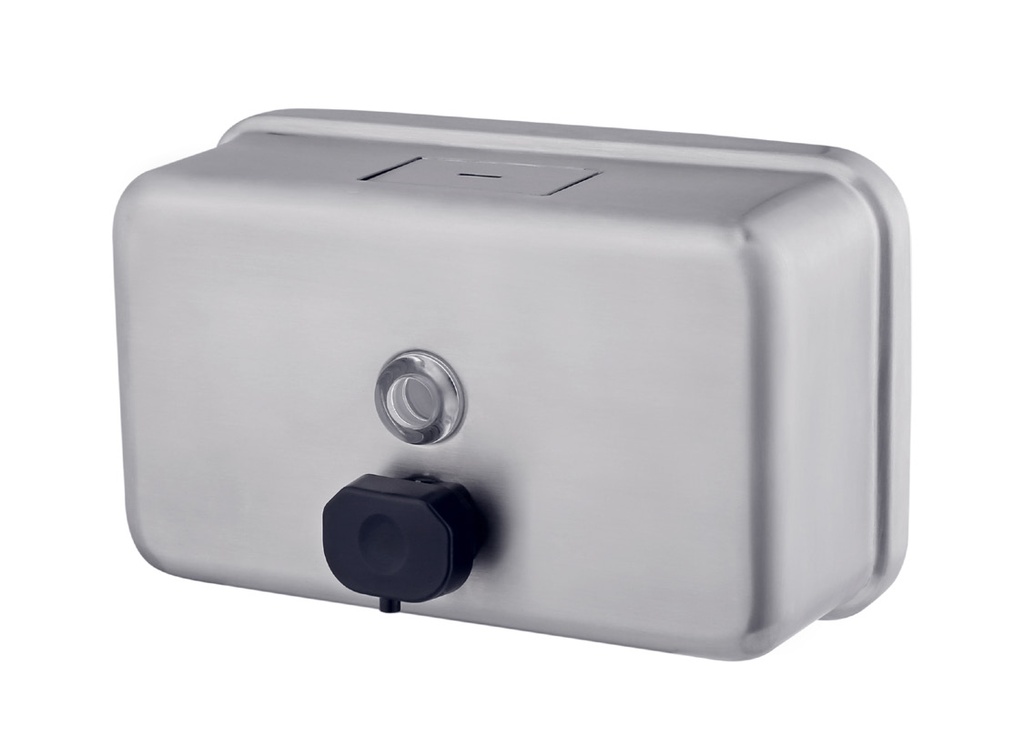 [55686] 208X124X73mm Bradley Australia Map Horizontal Satin SS Soap Dispenser