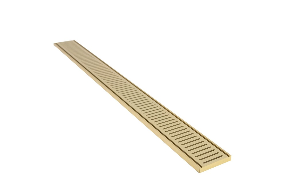 [41463] 300*100*14mm Lauxes Aluminium Next Generation 14 Floor Grate Matte Yellow Gold