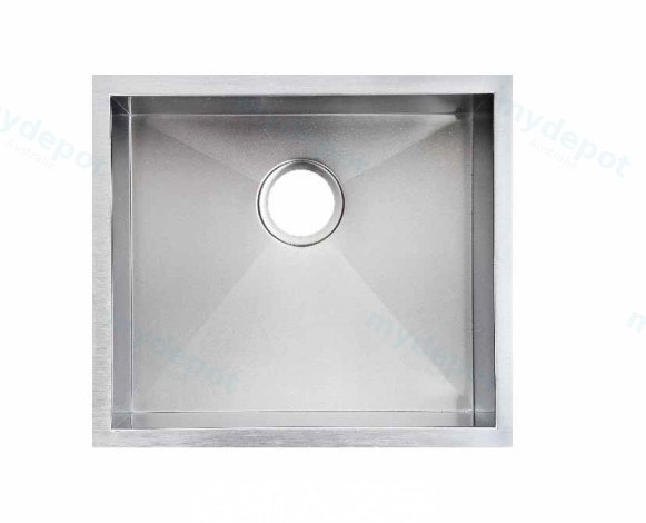 [40515] 304 Stainless Steel Hand-made Single Bowl Kitchen Sink(Round Edges) 510*450*230mm