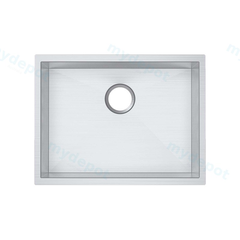 [40522] 304 Stainless Steel Hand-made Single Bowl Kitchen Sink(Round Edges)600*450*300mm