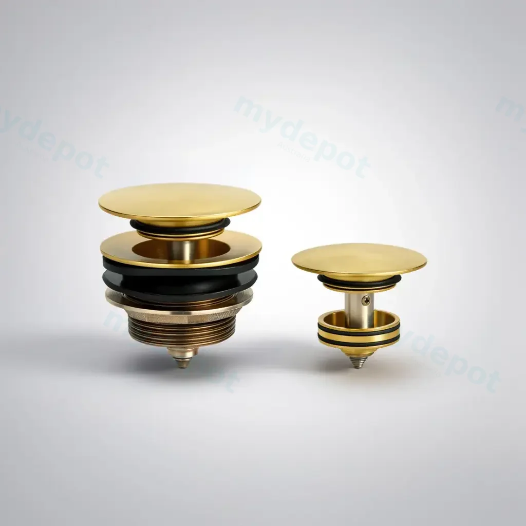 32mm Universal Bath Pop-Up Waste Brushed Gold