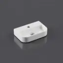 380*245*80mm Wall Hung Rectangular Basin With Mixer Hole