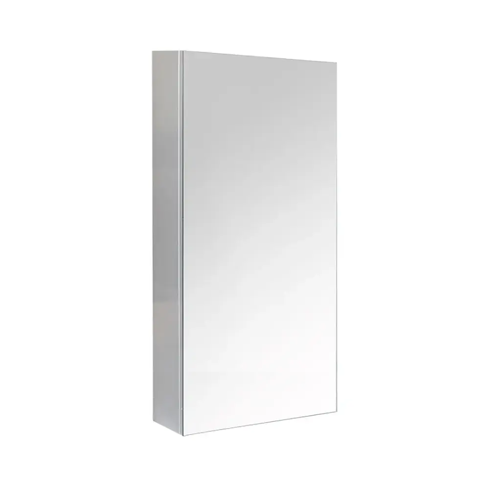 390Lx150Dx720Hmm Gloss White 2PAC MDF 1/DR Pencil Edge Shaving Cabinet