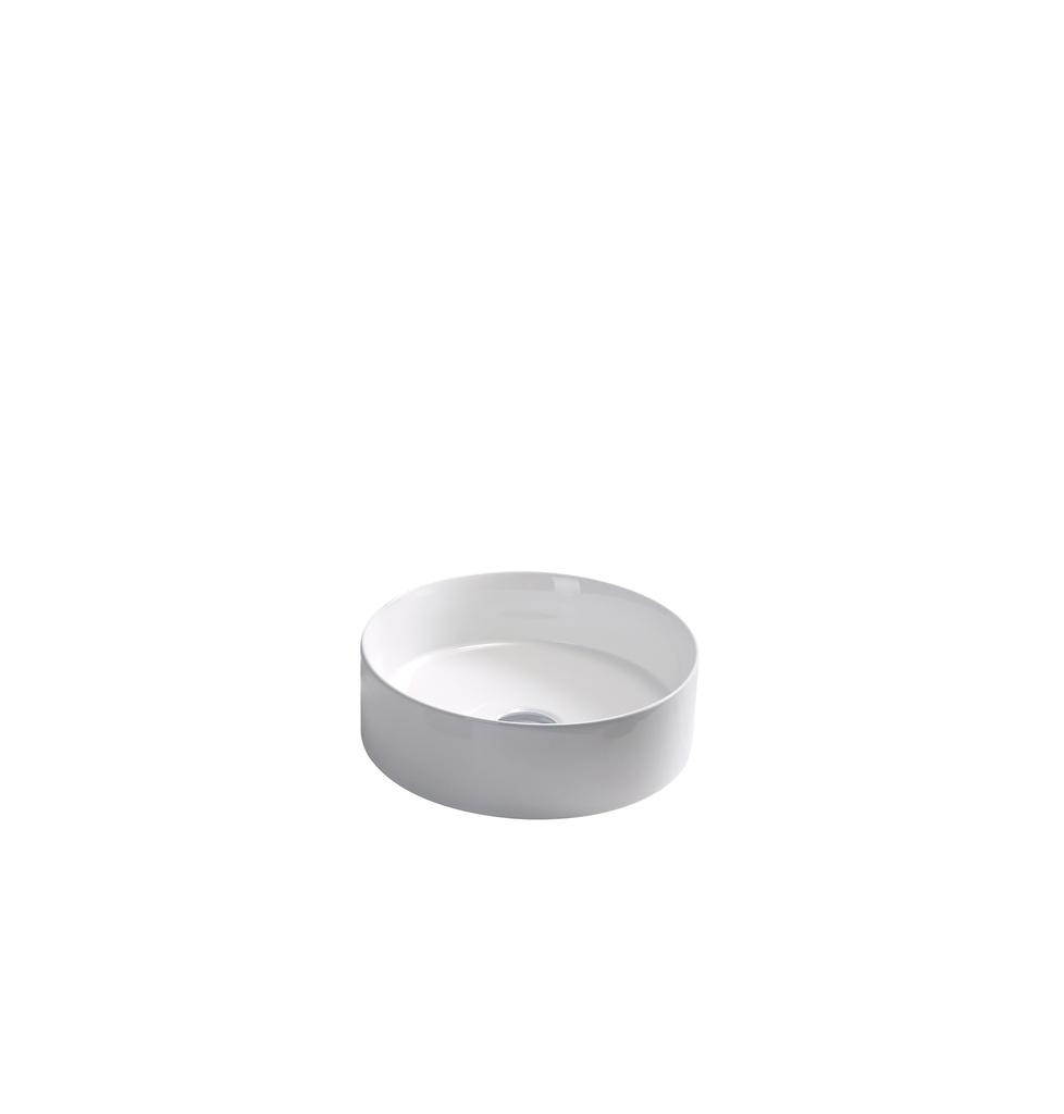 395*395*115mm Gloss White Olley Fine Ceramic Above Counter Basin No Overflow,32mm Waste