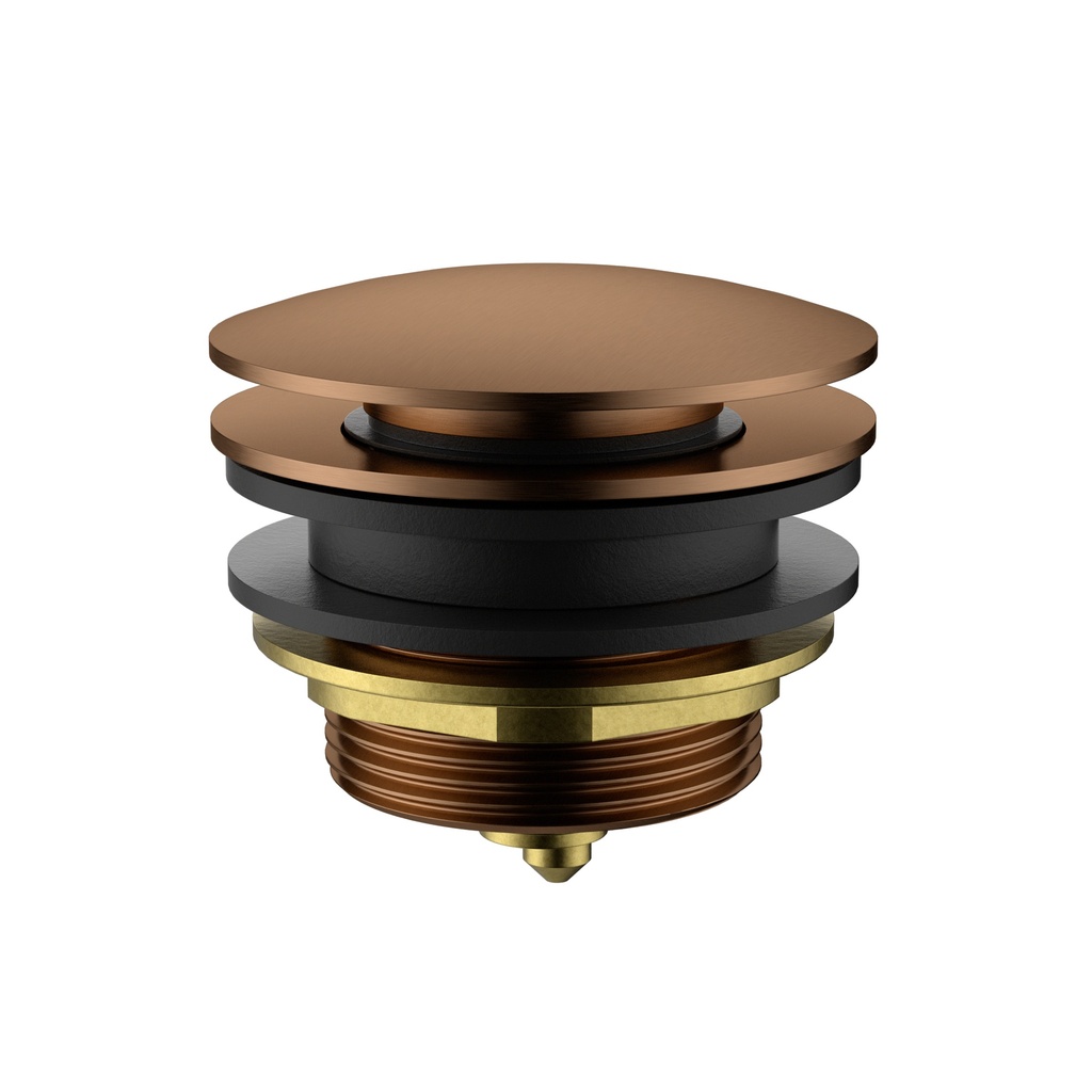 [44704] 40mm Bath Pop-Up Plug With Removabel Waste No Overflow Brushed Copper