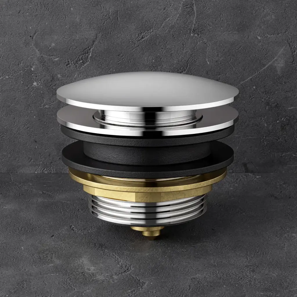 [44601] 40mm Bath Pop-Up Plug With Removabel Waste No Overflow Chrome