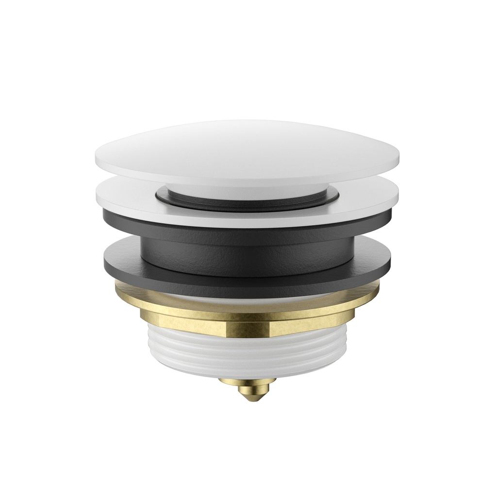 [44703] 40mm Bath Pop-Up Plug With Removabel Waste No Overflow Gross White
