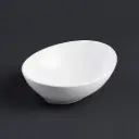 410x340x145mm Oval Gloss White Ceramic Above Counter Basin Non-overflow