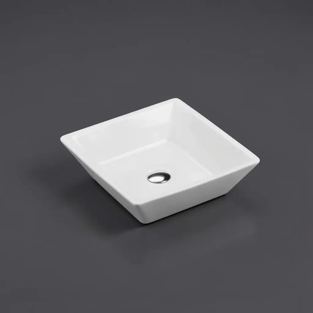 410*410*120mm Above Counter Square Basin