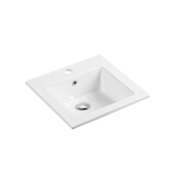 420*420*170mm Insert Square Basin With Mixer Hole
