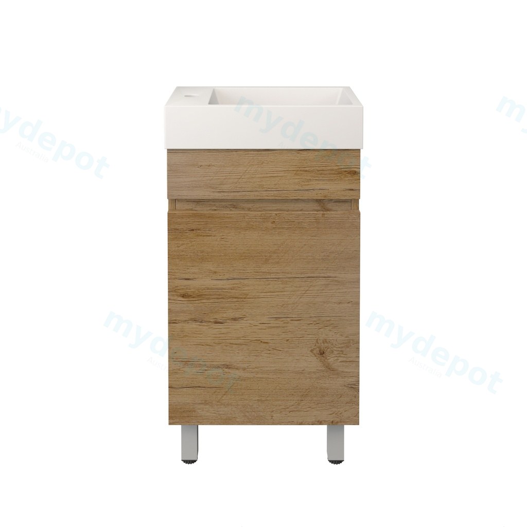 [56559] 420X250X500mm Camden Modern Free Standing Cabinet Prime Oak,Soft Closing Finger Pull Doors