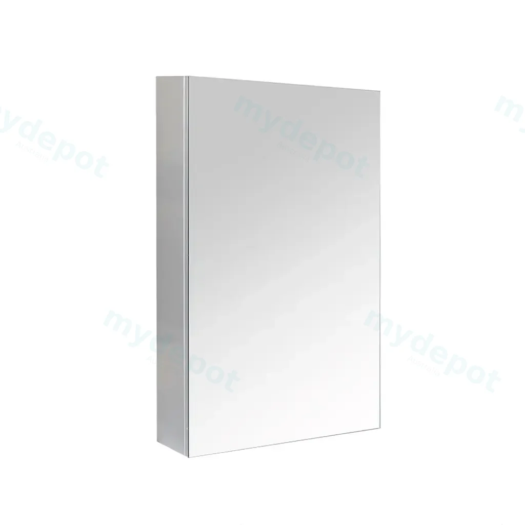 [91038/MPSV450] 450mm Gloss White MDF 1 Door Left Hand Side Pencil Edge Shaving Cabinet